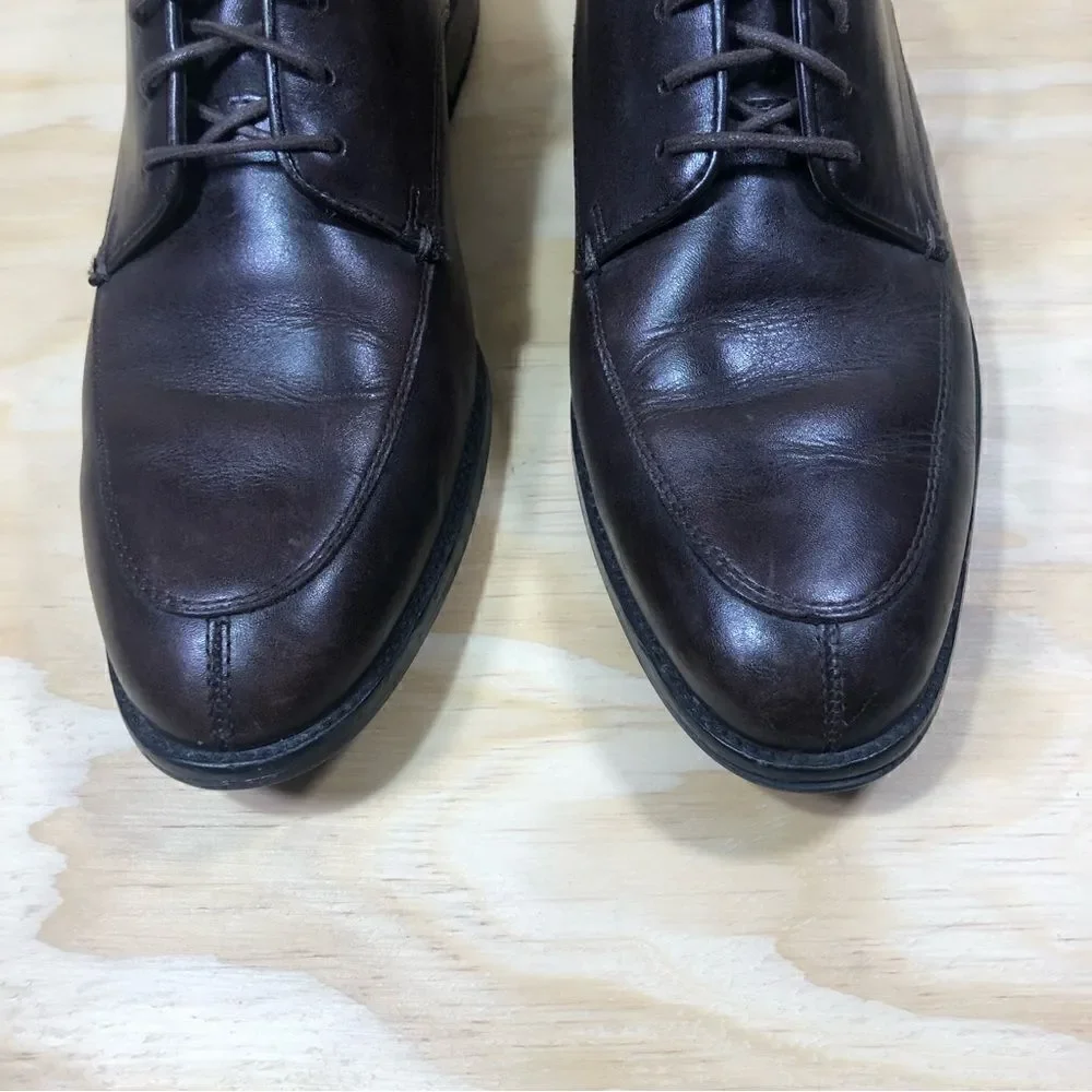 Cole Haan Brown Leather Grand OS Lace Up Oxfords Shoes Men’s Size 8 Wide